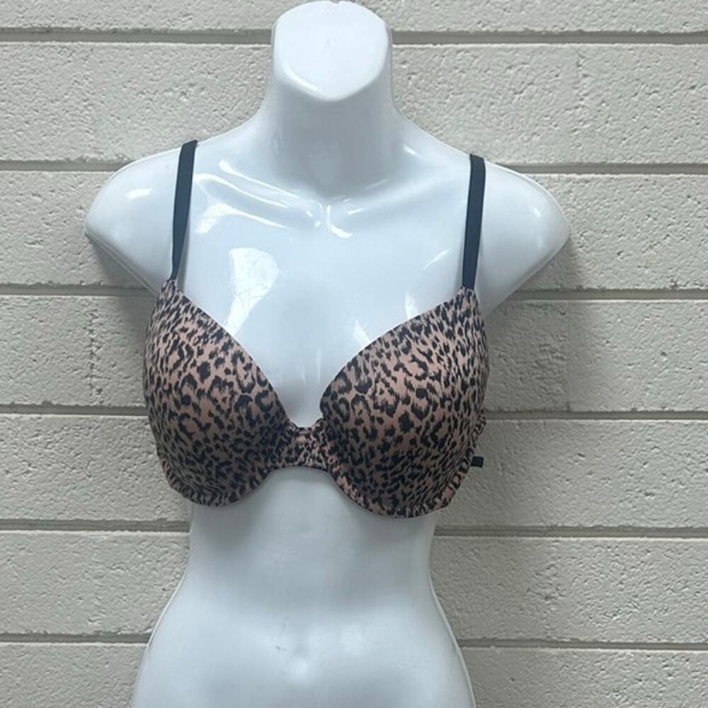 Victoria’s Secret Lined Demi Animal Print Bra size 36D